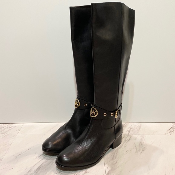 michael kors heather leather boots